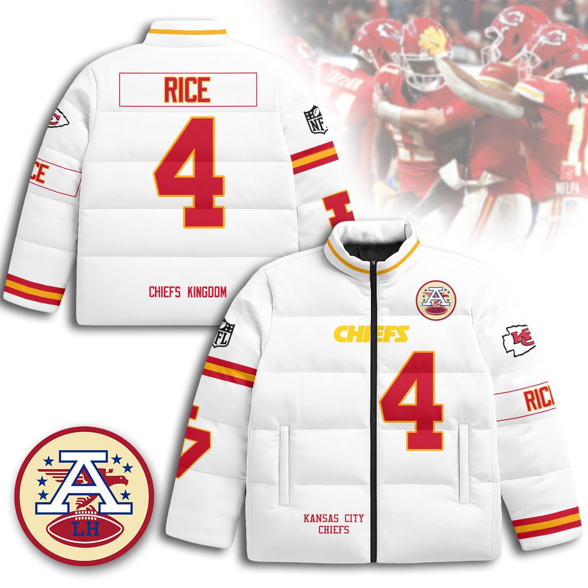 Kansas City Chiefs Unisex Puffer Jacket