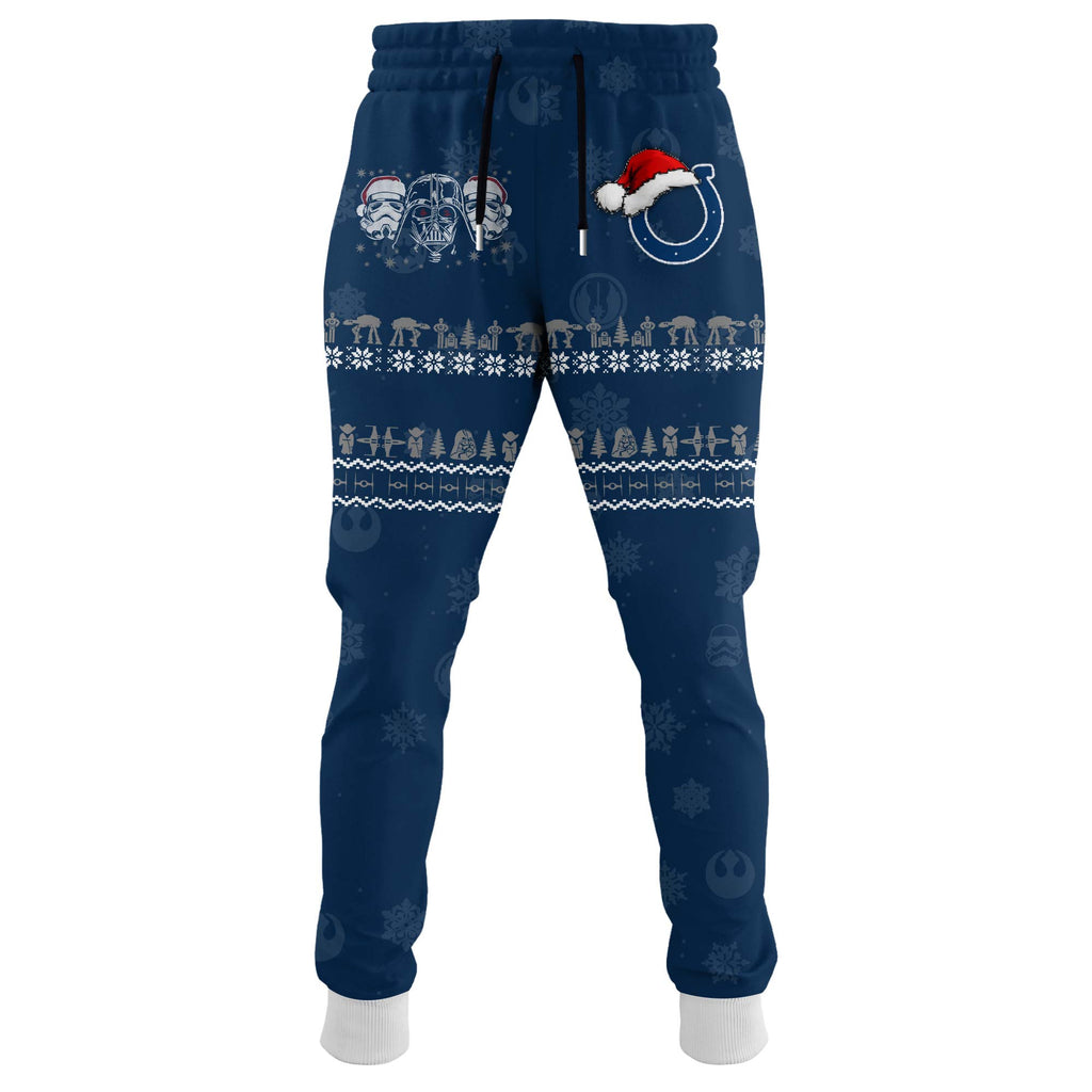 Unisex Colts Merry Christmas The Force Edition Hoodie