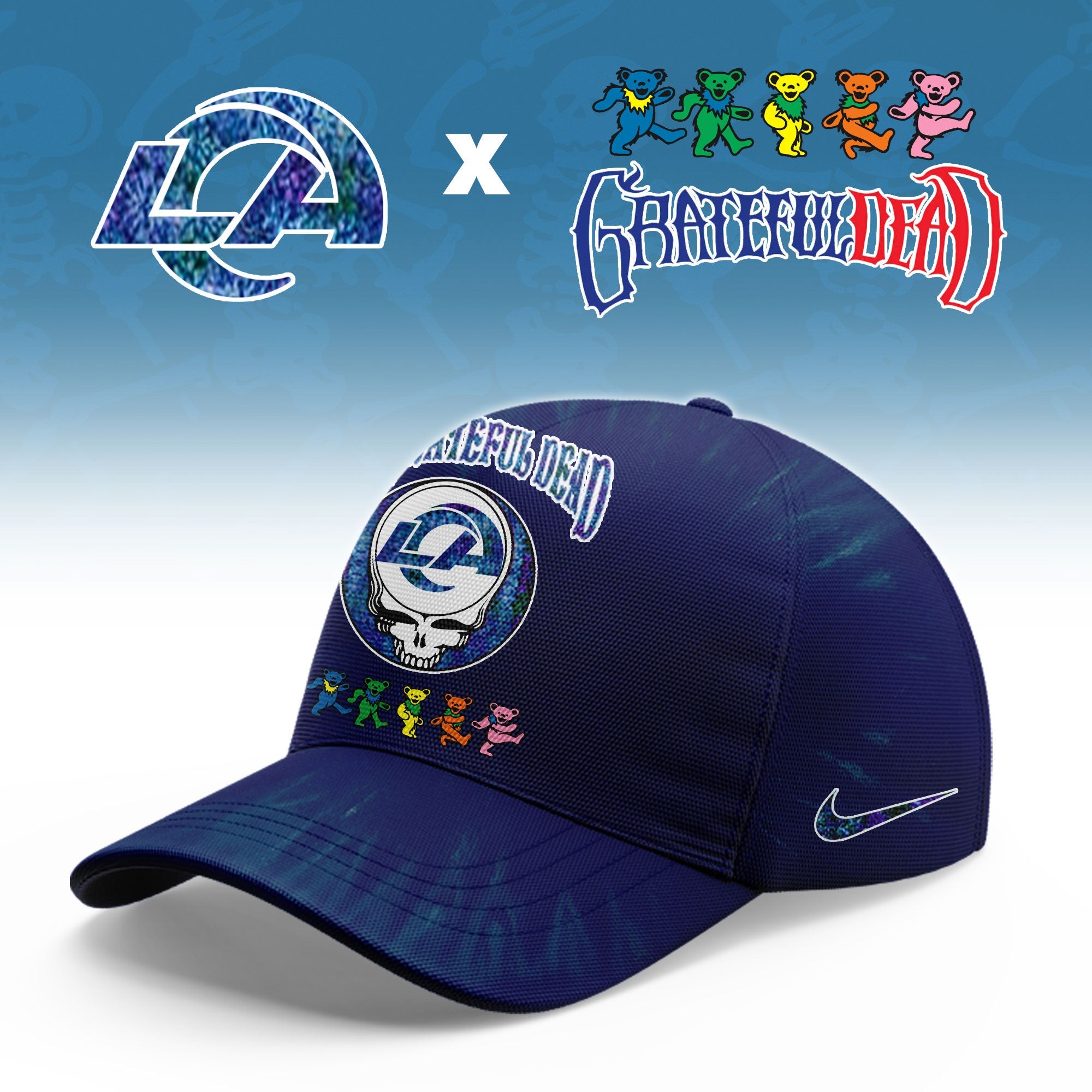 _Los Angeles Rams Grateful Dead Limited Hoodie