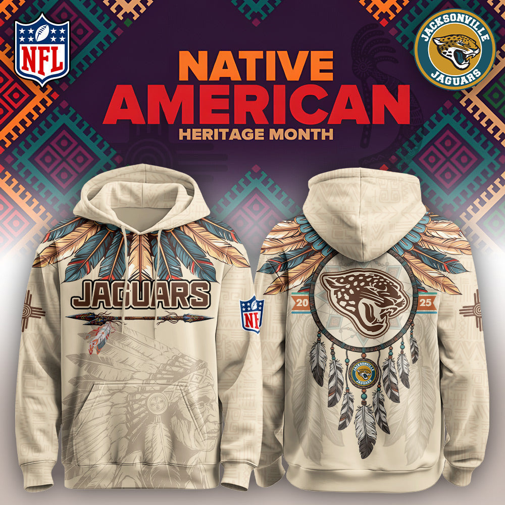 JAX Jaguars-Native American Heritage Month Limited Editions Hoodie